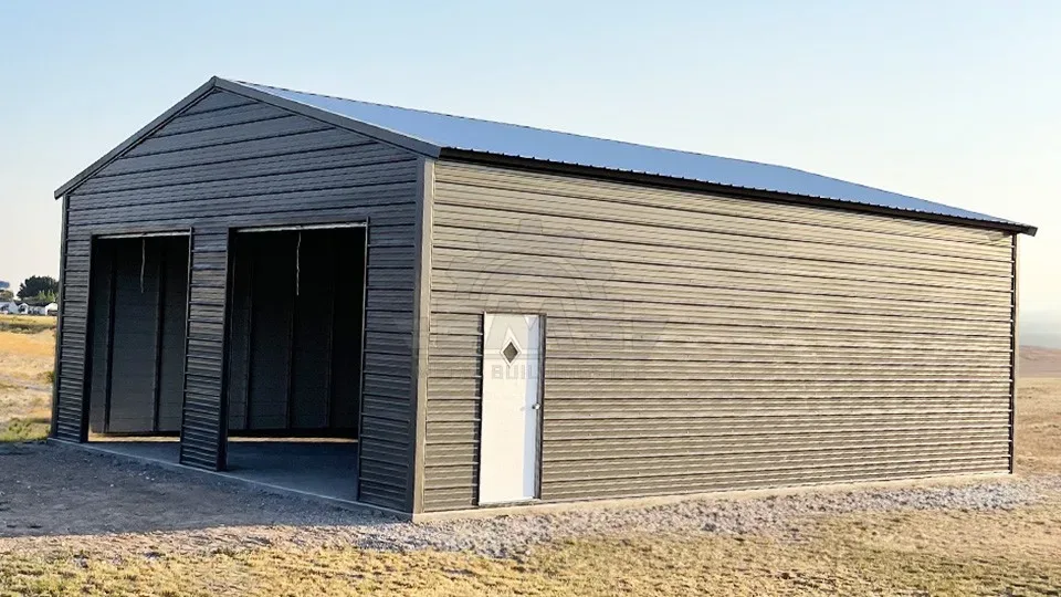 24′×30′×10′ Vertical Roof Garage
