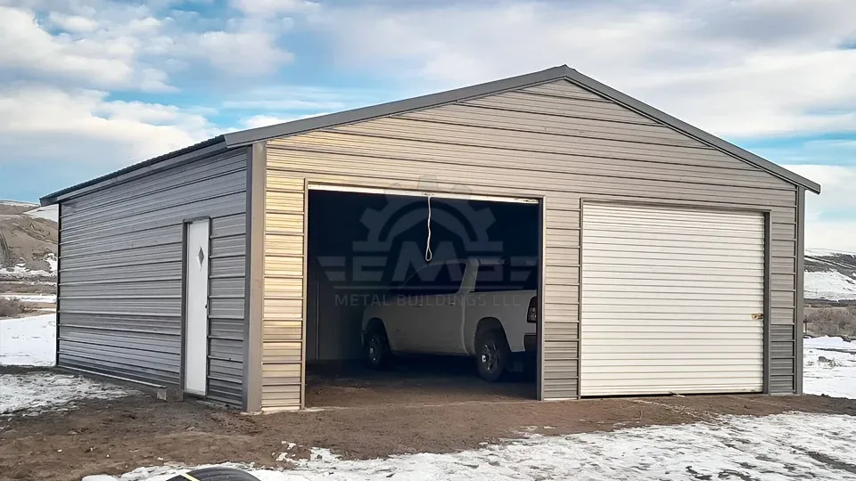 24′×30′×9′ Two Car Garage