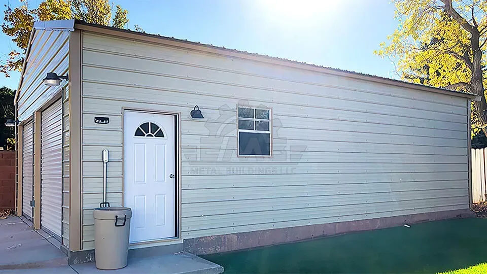 24′×35′×10′ A-Frame Vertical Roof Garage