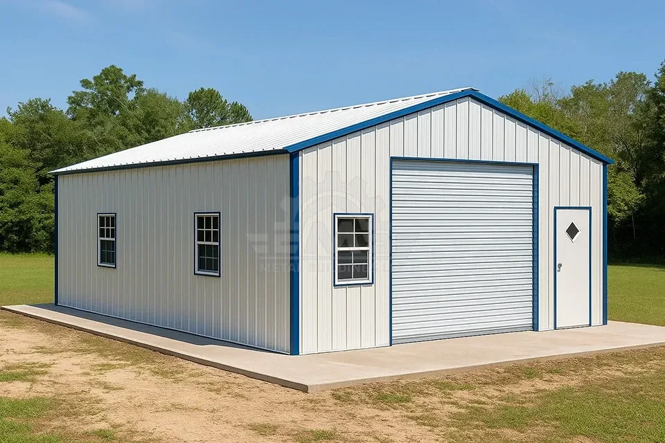 24′×40′×10′ A-Frame Garage