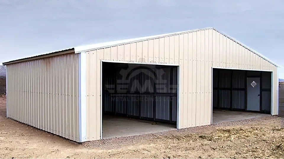 30′×35′×15′ Vertical Roof Garage