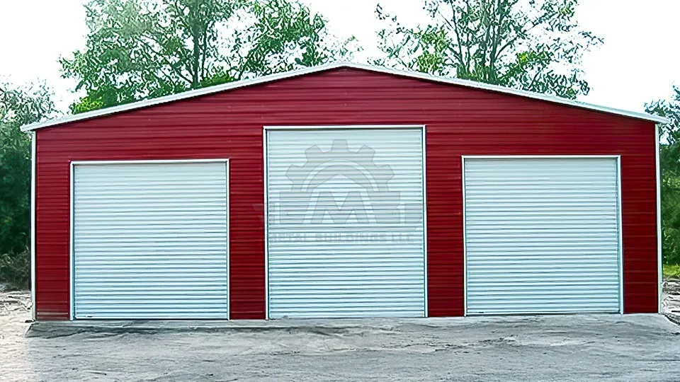36′×40′×12′ Straight Roof Barn