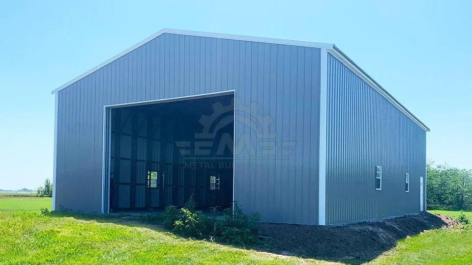 40′×60′×16′ Vertical Roof Commercial Building