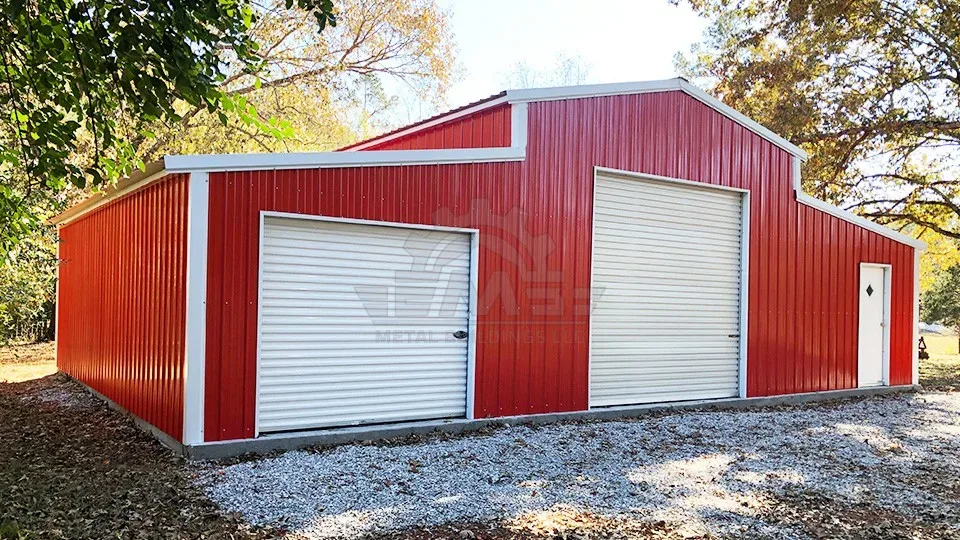 42′×30′×12′ A-Frame All Vertical Barn