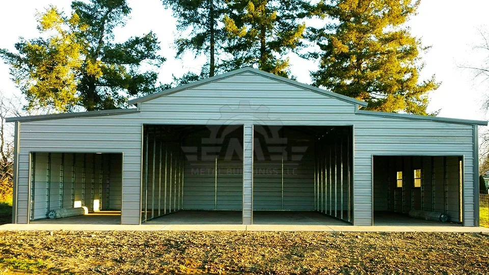 44′×40′×14′ A-Frame Vertical Roof Barn