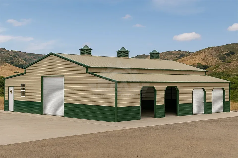 44′×50′×12′ Colonial Barn
