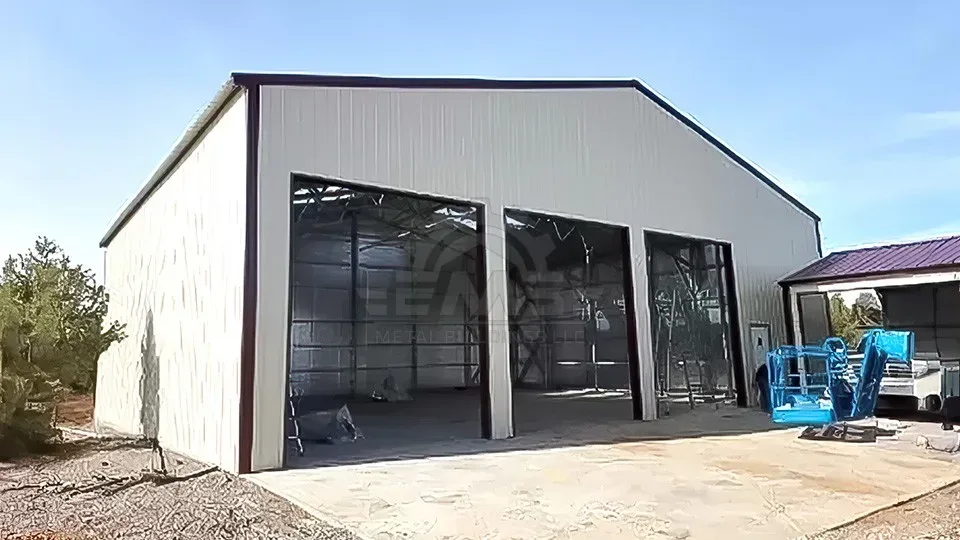 54′×45′×14′ All Vertical Garage