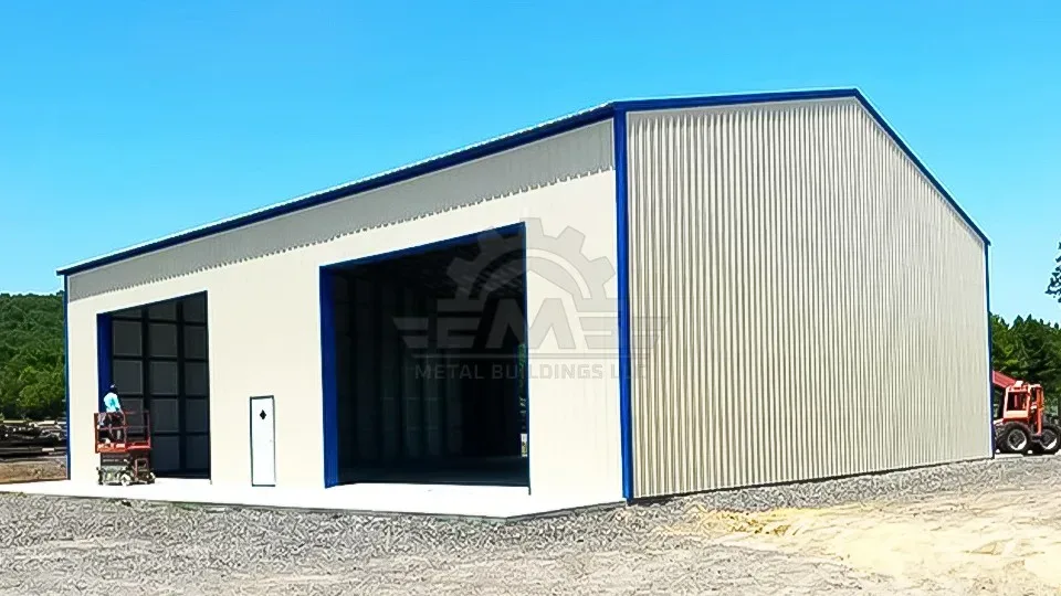 60′×70′×20′ Commercial Clear Span Building